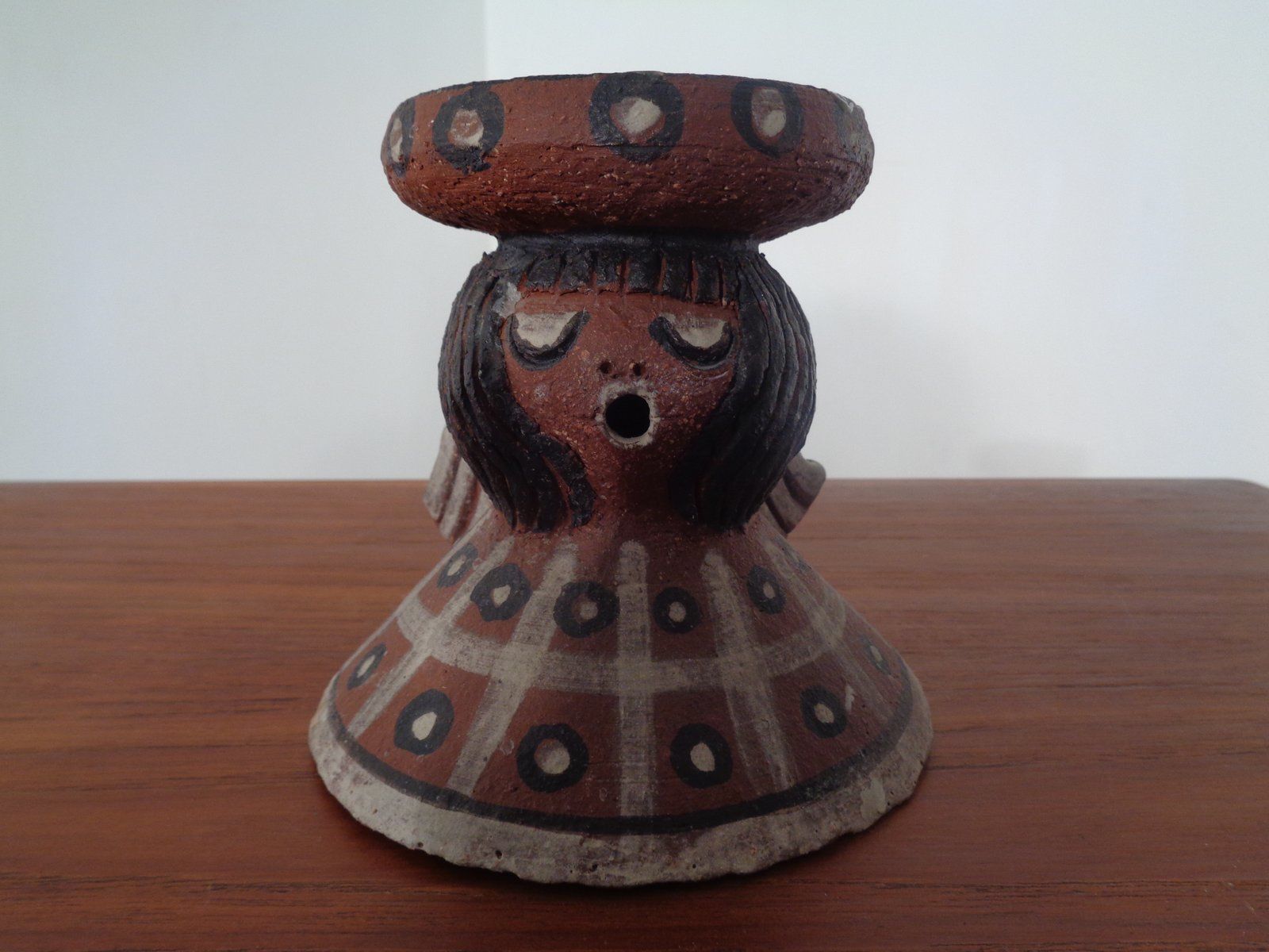 Mid Century Ceramic Angel Candleholder By Gerhard Liebenthron 1970s photo for sale