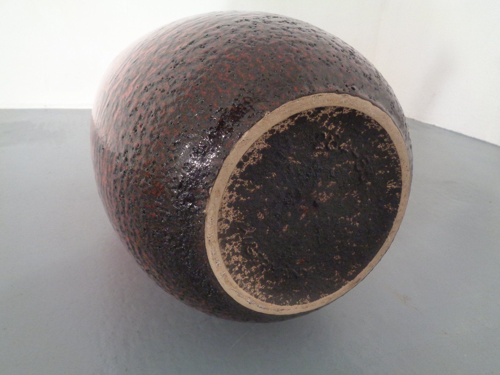 Large Glazed Ceramic Nr. 284 53 Vase From Scheurich 1970s photo 289.0