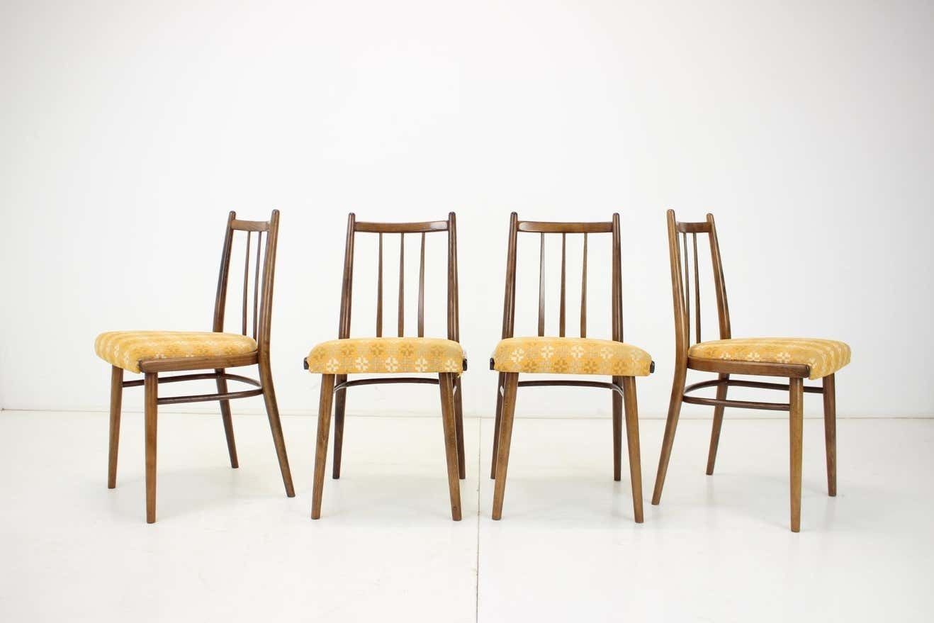 1970s Set Of Four Dining Chairs By Jitona, Czechoslovakia photo Furniture