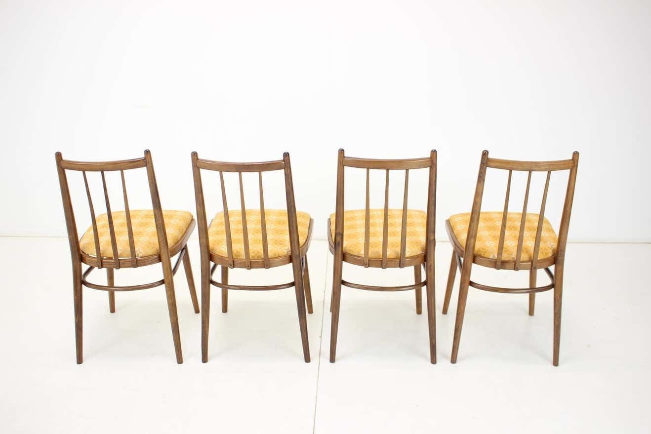 1970s Set Of Four Dining Chairs By Jitona, Czechoslovakia photo buy