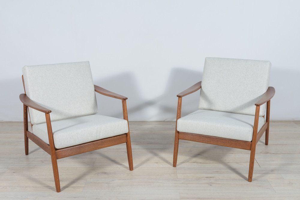 USA 247 Lounge Chairs By Folke Ohlsson For Dux, 1960s, Set Of 2 photo for sale