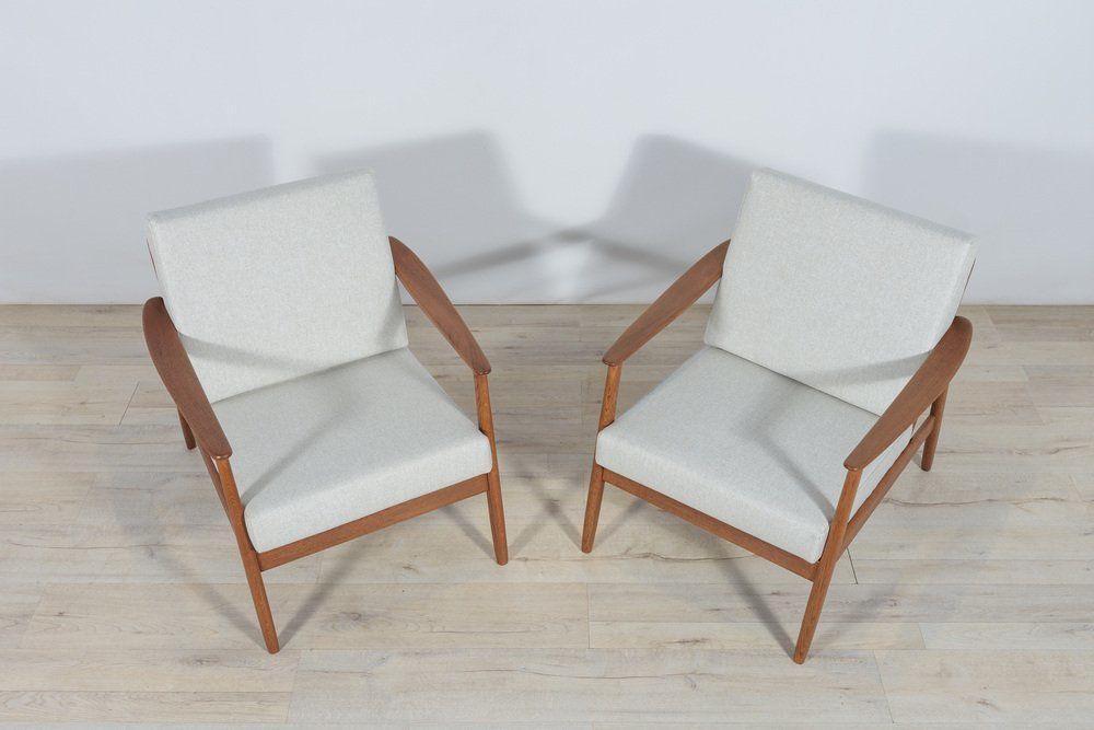 USA 247 Lounge Chairs By Folke Ohlsson For Dux, 1960s, Set Of 2 photo 5200.0