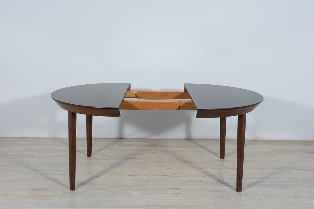 Mid Century Rosewood Extendable Table By Ole Hald For Gudme Møbelfabrik, 1970s photo buy