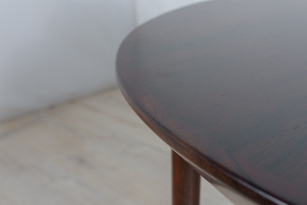 photo vinterior Mid Century Rosewood Extendable Table By Ole Hald For Gudme Møbelfabrik, 1970s