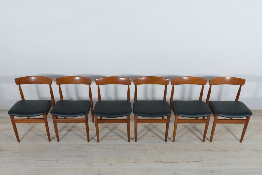 Mid Century Danish Teak Chairs From Farsö Stolefabrik, Denmark, 1960s, Set Of 6 photo Furniture