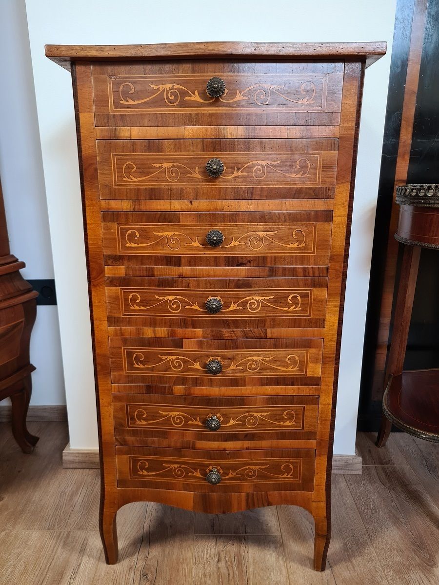 Inlaid Chest Of Drawers