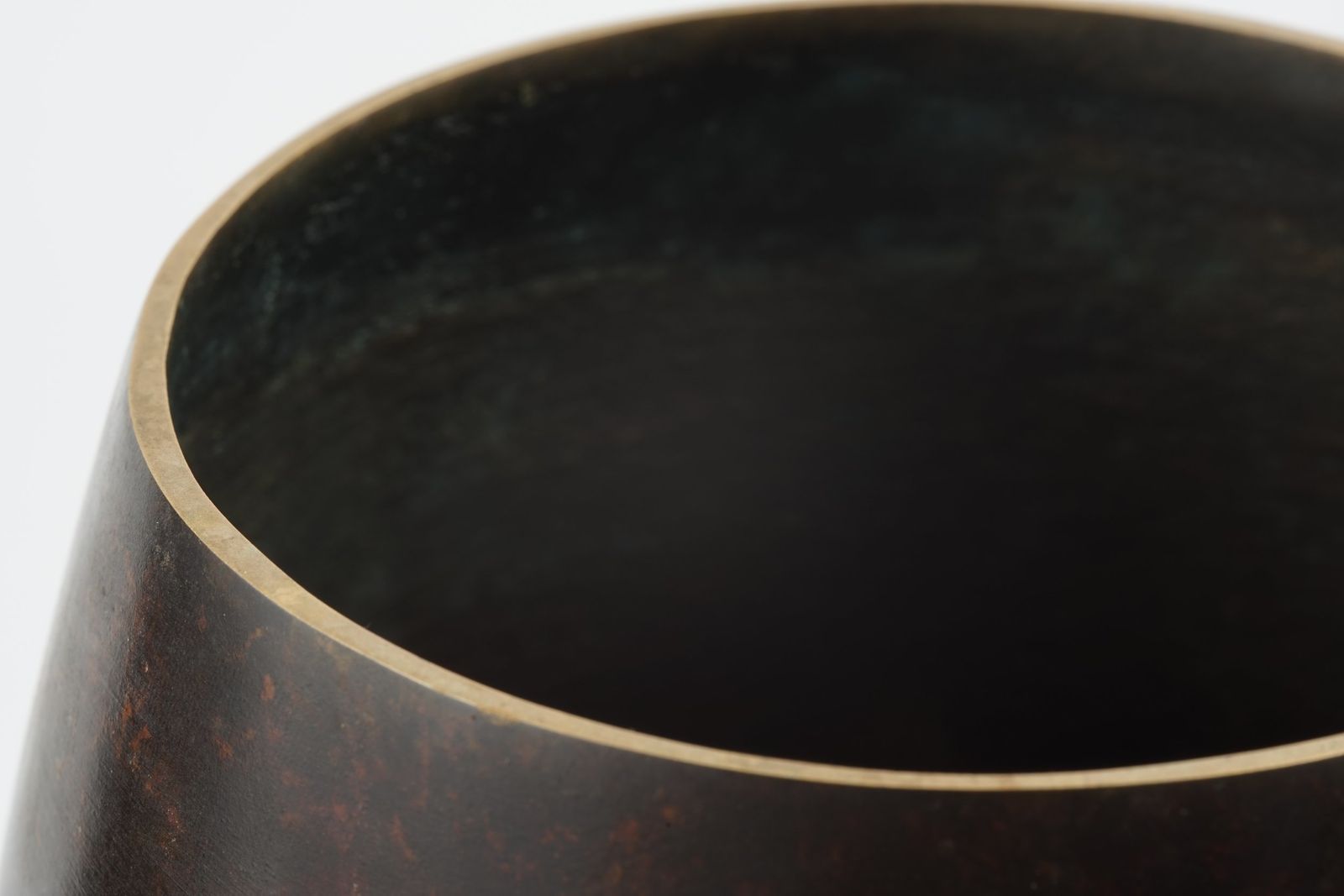 photo for sale Bronze Vase With Gilt Detail, Circa 1960