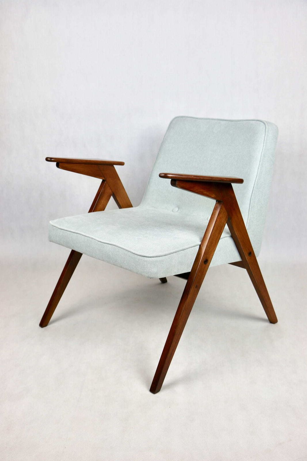 Bunny Bunny Armchair, 70s Turquoise   Light Blue   2 Pieces Available photo vinterior