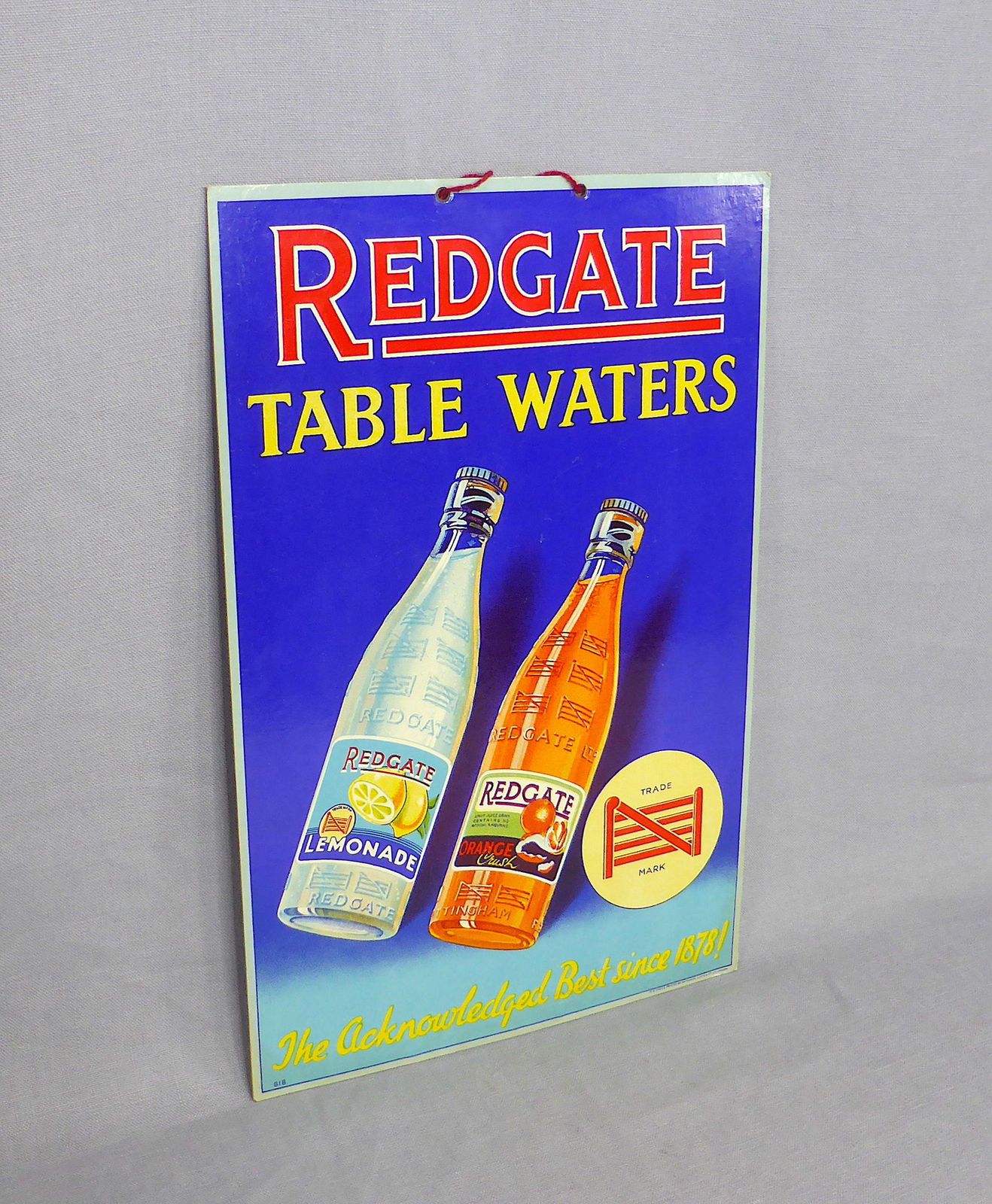 Redgate Table Waters Advertising Sign photo 50.0