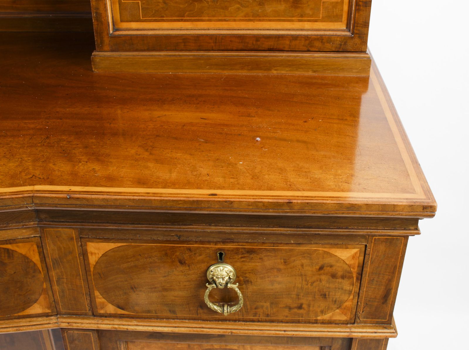 Edwardian Sheraton Revival Mahogany Sideboard  19th C photo Furniture