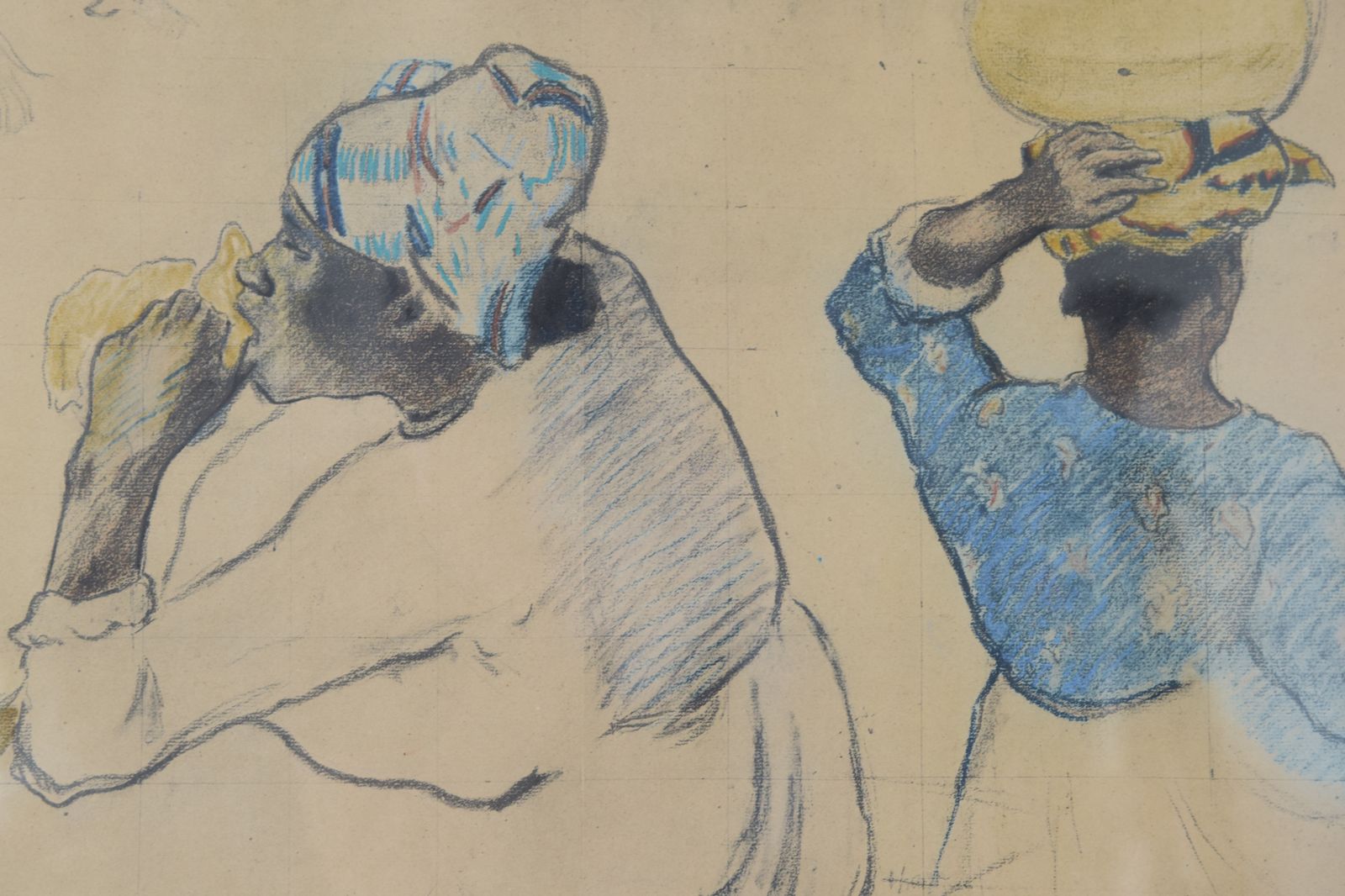 Framed Collotype Print Of Paul Gauguin's 'Martinican Women, 1887' photo for sale
