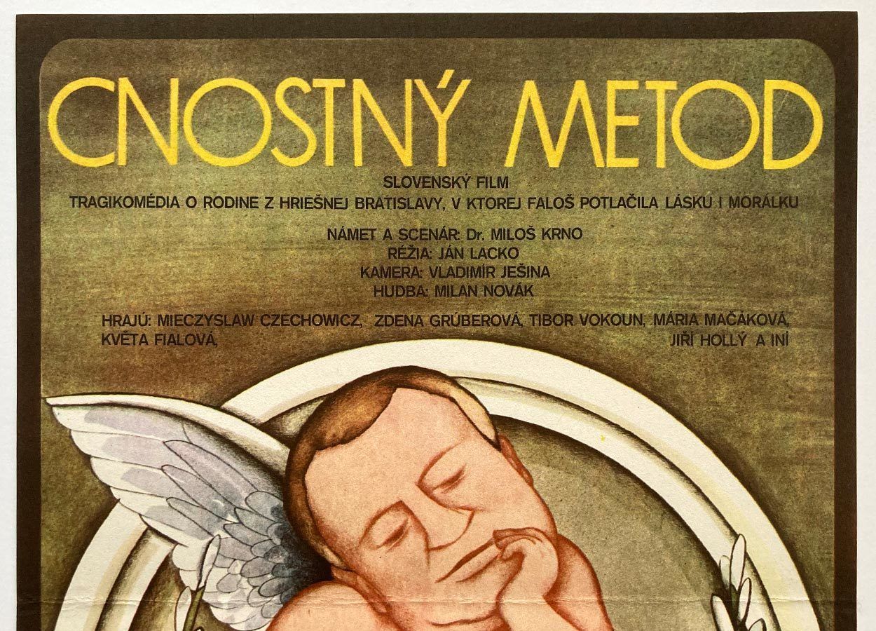 Movie Poster, Virtuous Methodius, ľubica Prudilová, 1979 photo furniture