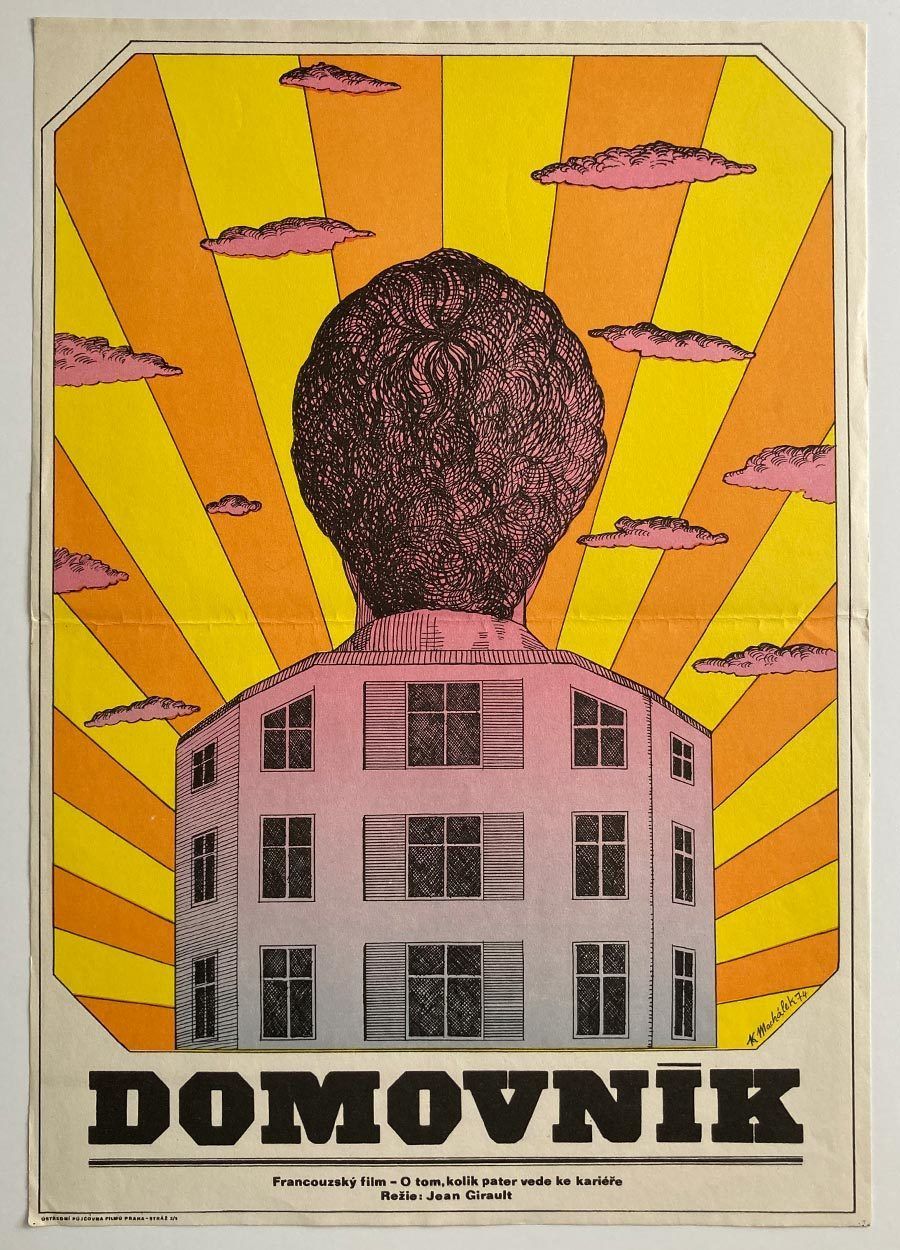Movie Poster, Le Concierge, Karel Machálek, 1974