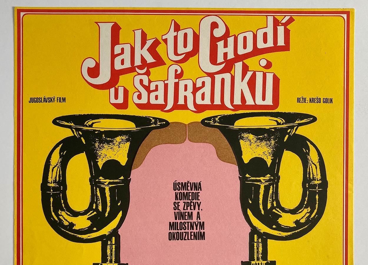 Movie Poster, One Song A Day Takes Mischief Away, Vasil Miovský, 1971 photo for sale