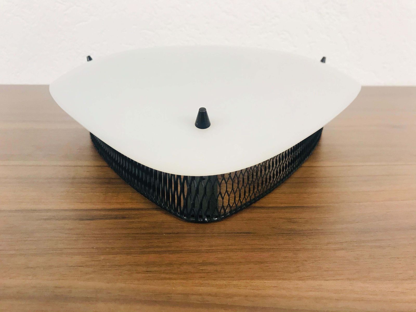 Midcentury Acrylic Glass Flushmount In The Style Of Stilnovo, 1960s, Italy