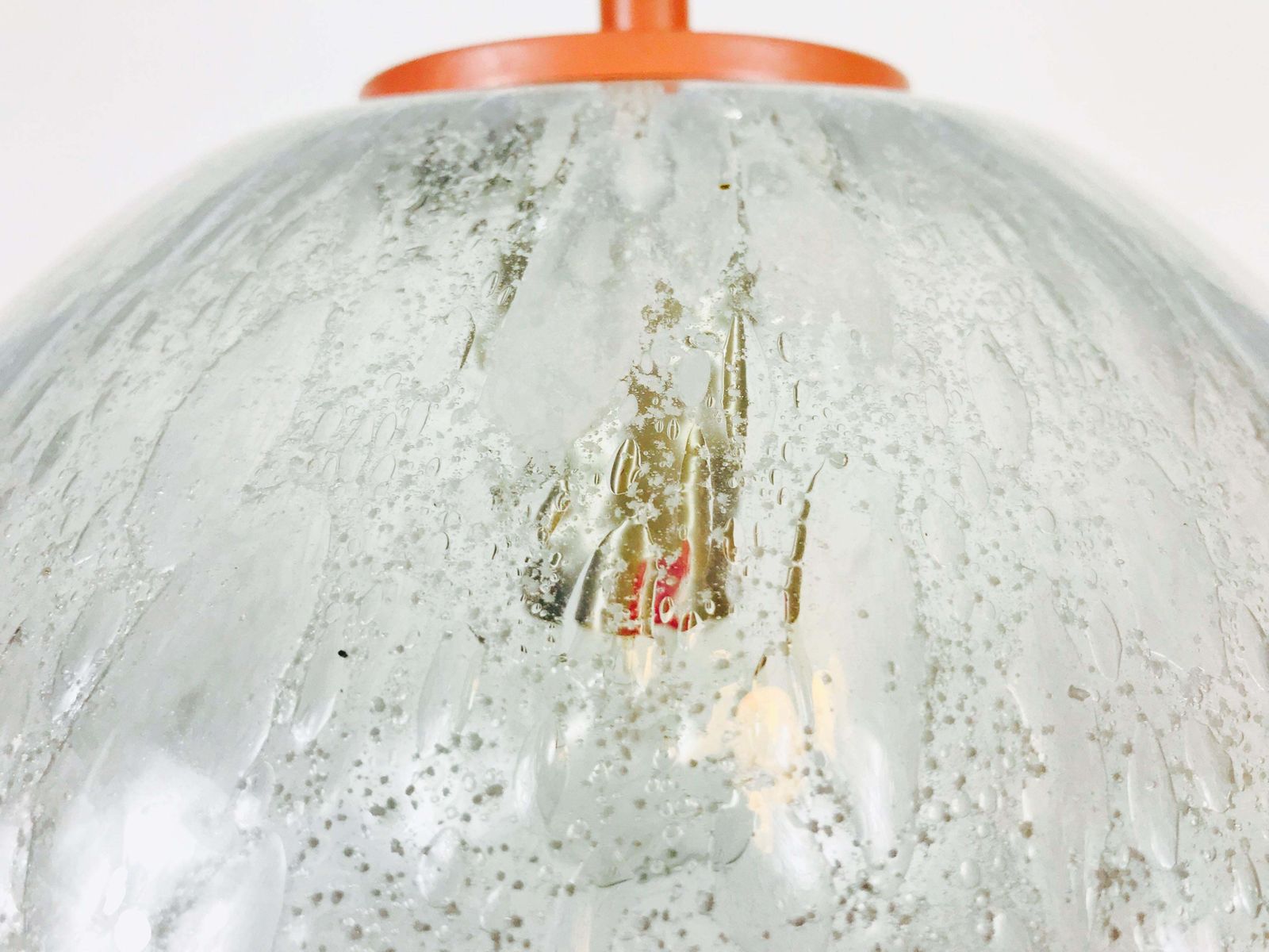Round Crystal Ice Glass Bowl By Doria, 1970s, Germany photo vinterior