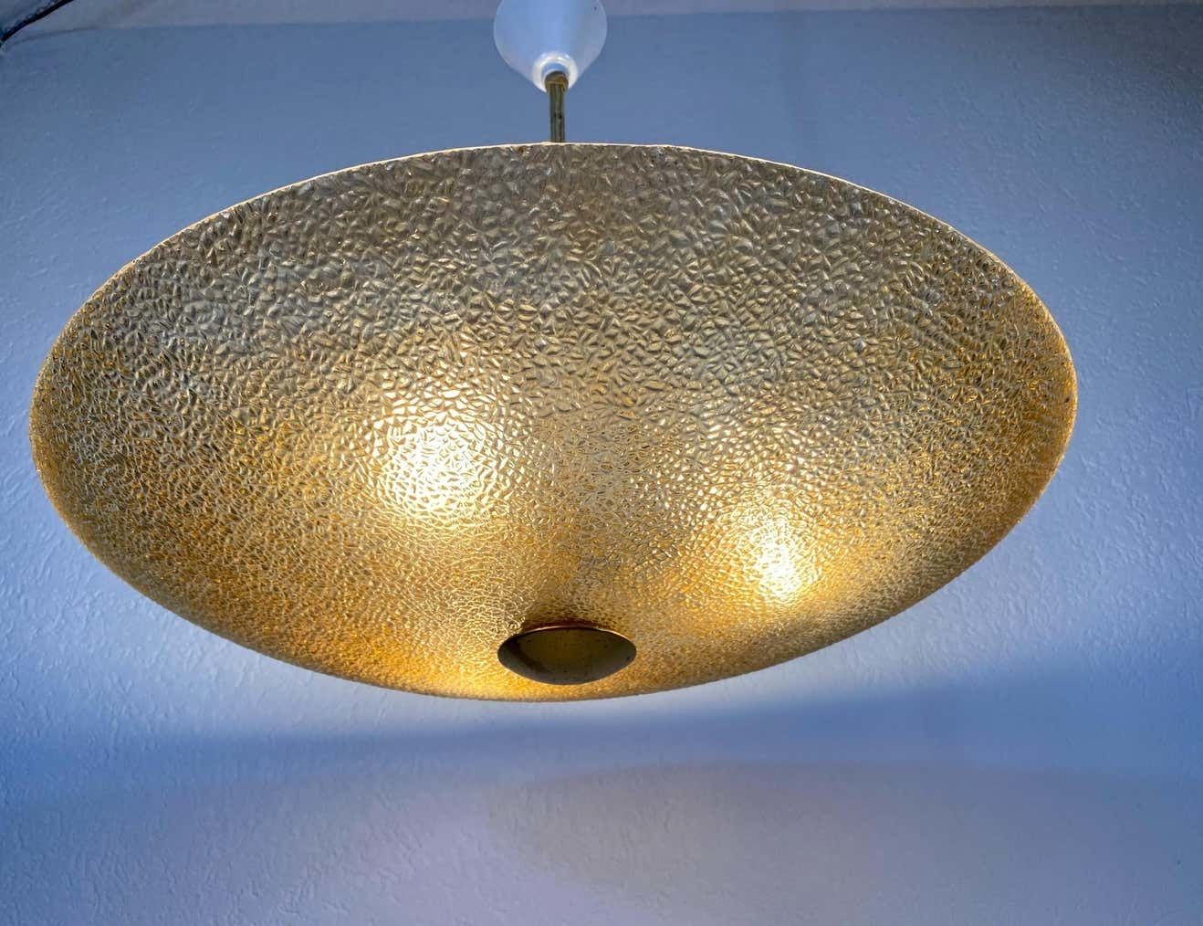 photo furniture Midcentury Acrylic Glass Pendant Lamp Attributed To Boris Lacroix, 1960s