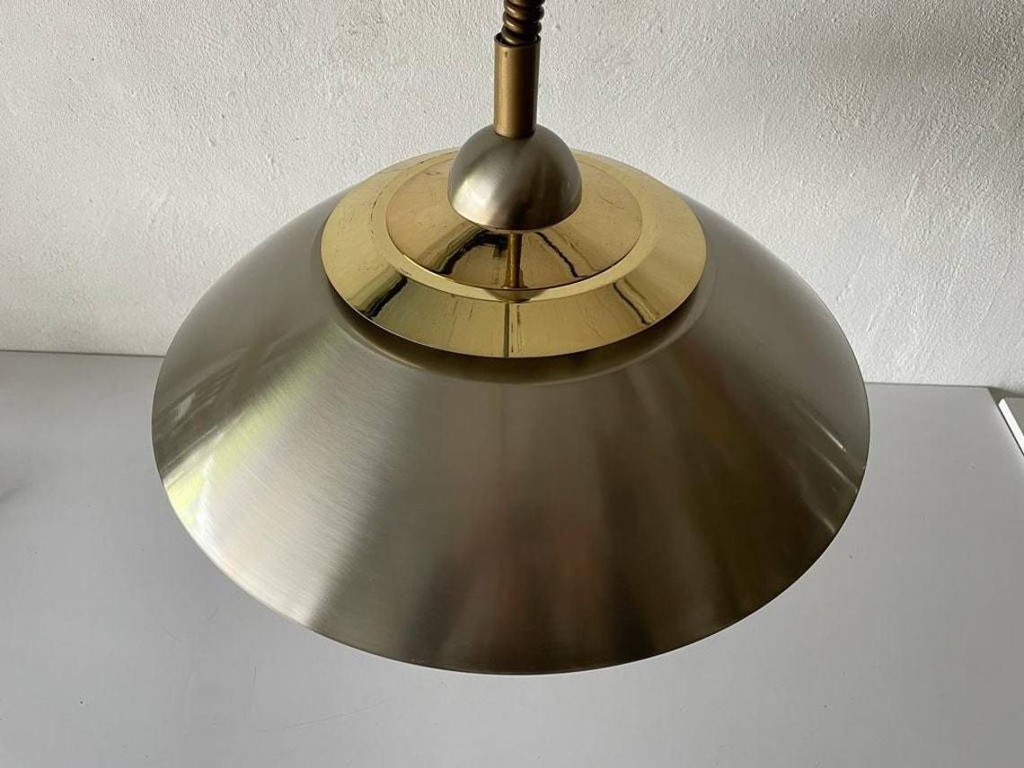 Chrome And Gold Metal Pendant Lamp By Tz, 1970s, Germany photo 1331.76