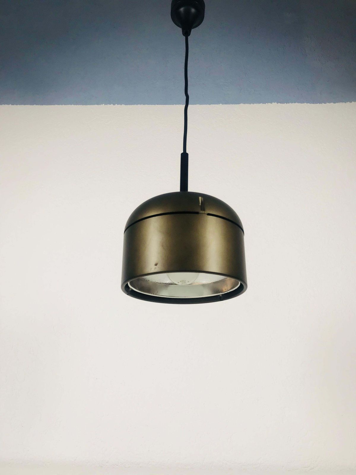 Staff Brown Hanging Lamp 1970s Germany photo for sale