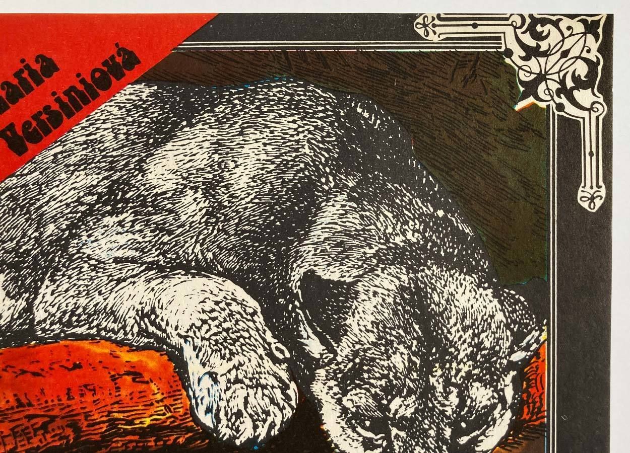 Original Film Poster, Kingdom Of The Silver Lion, Ján Meisner, 1978, Genuine Czech Vintage Print photo 51.0