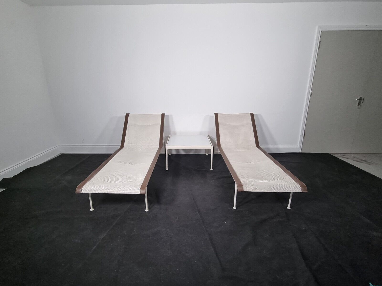 A Pair Of Rare Knoll International 1966 Sun Loungers In Very Good Condition photo 18600.0