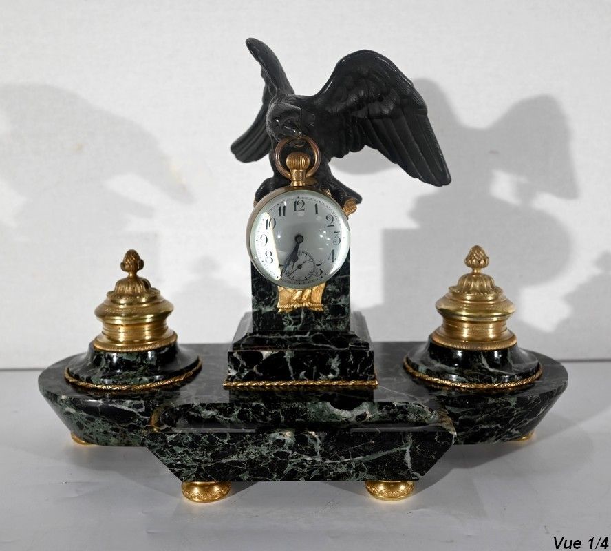 photo buy Rare Office Necessary In Marble And Bronze, Empire Style   2nd Half Of The 19th Century