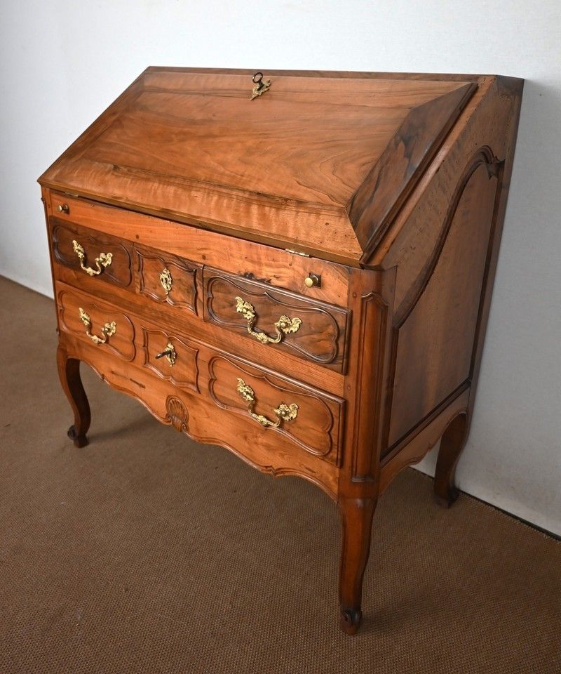 Scriban Chest Of Drawers In Walnut, Louis XV Period   Late 18th Century photo Furniture