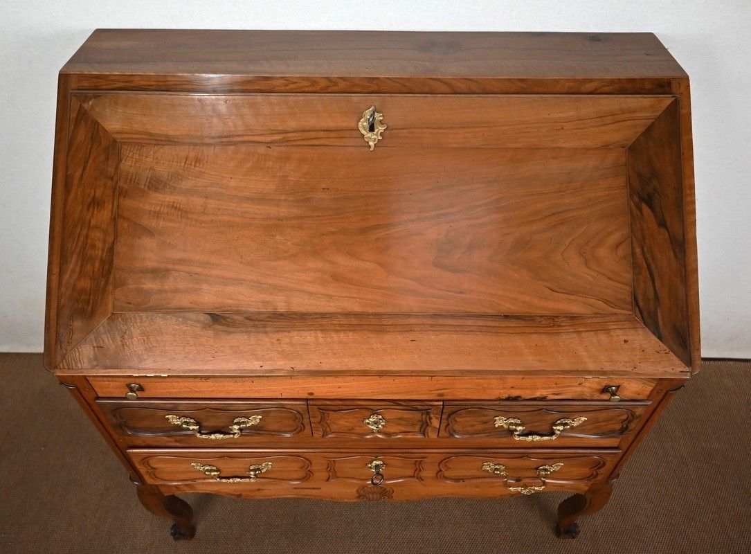 Scriban Chest Of Drawers In Walnut, Louis XV Period   Late 18th Century photo vinterior