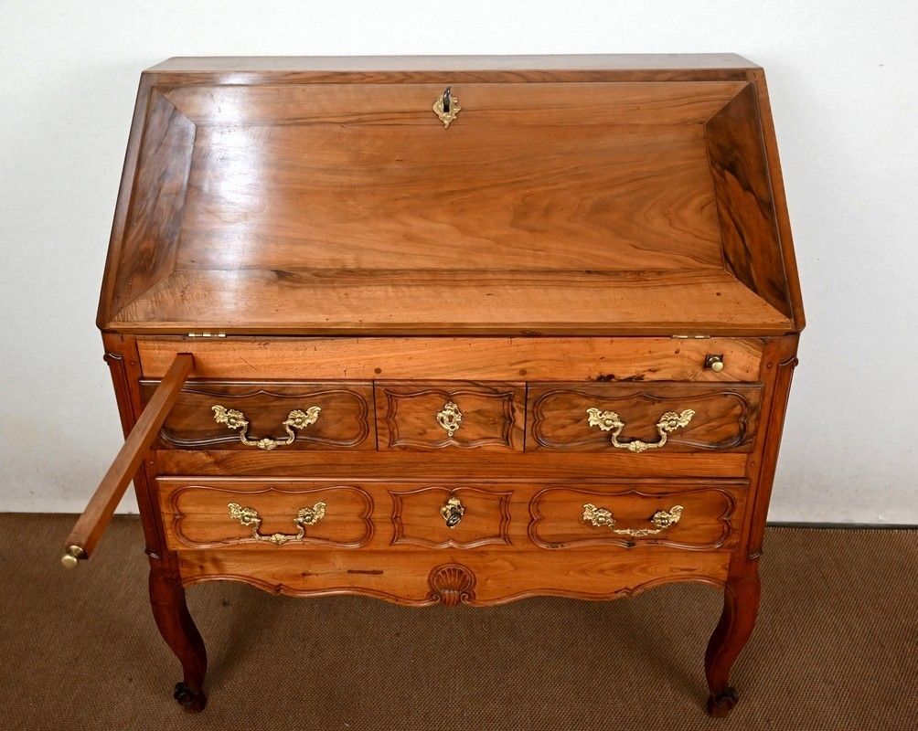 photo furniture Scriban Chest Of Drawers In Walnut, Louis XV Period   Late 18th Century
