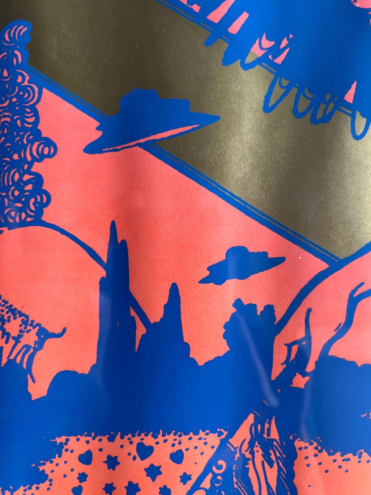 Jimi Hendrix Hapshash Osiris 1967 Fillmore Concert Silkscreened Orignal Rare Music Poster photo buy