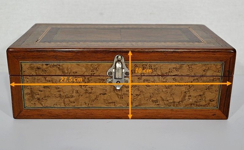 photo buy Box In Marquetry Of Various Woods   Early 20th Century