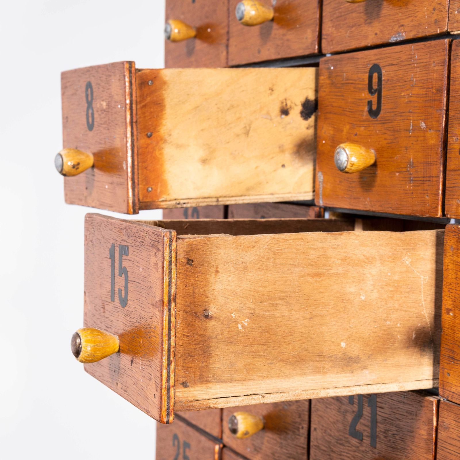 1960’s Belgian Workshop Bank Of Drawers – Sixty Drawers photo buy