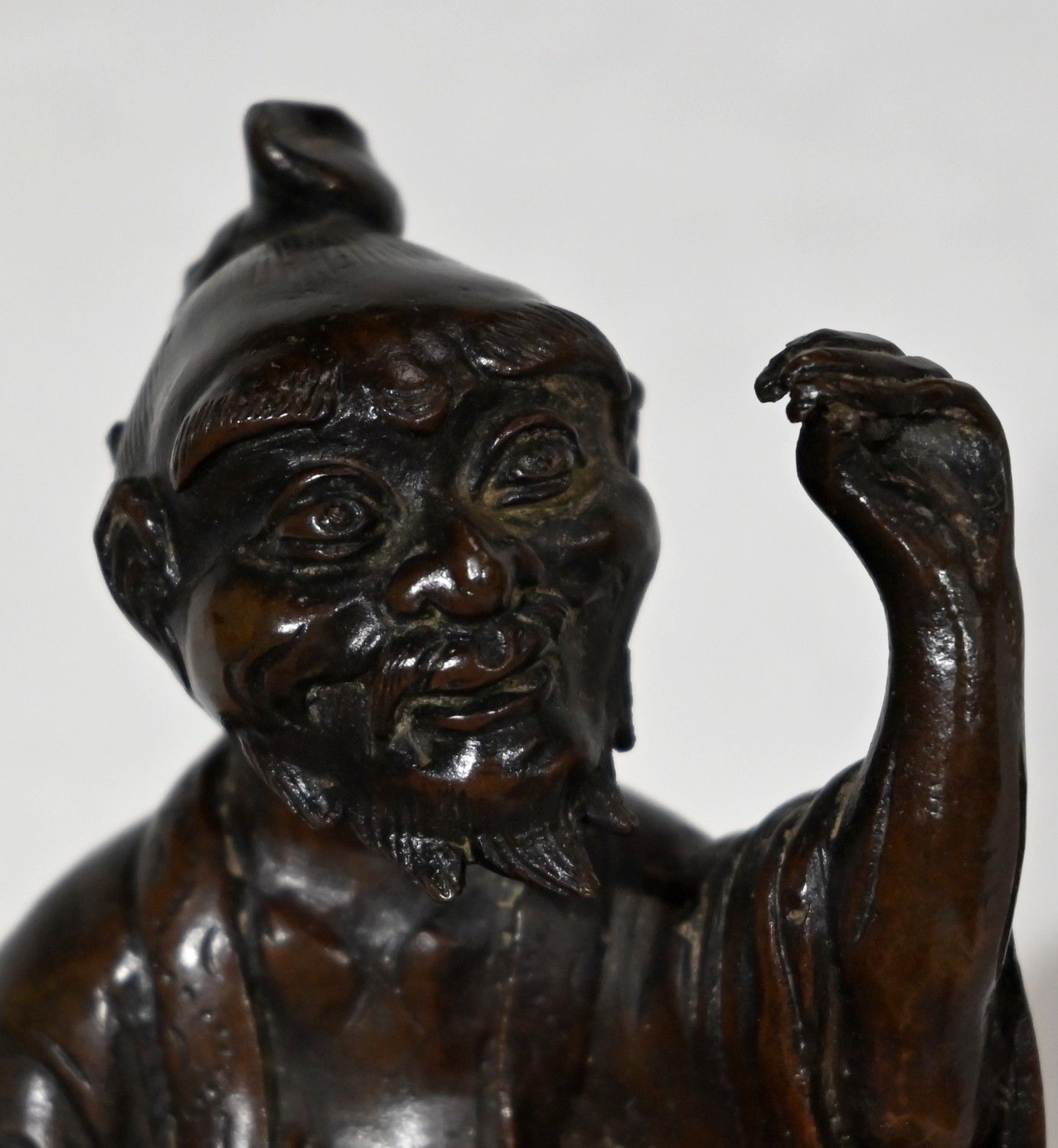 Bronze Chinese Character And Fao Dog, Asian Style   Early 20th Century photo Home Decor