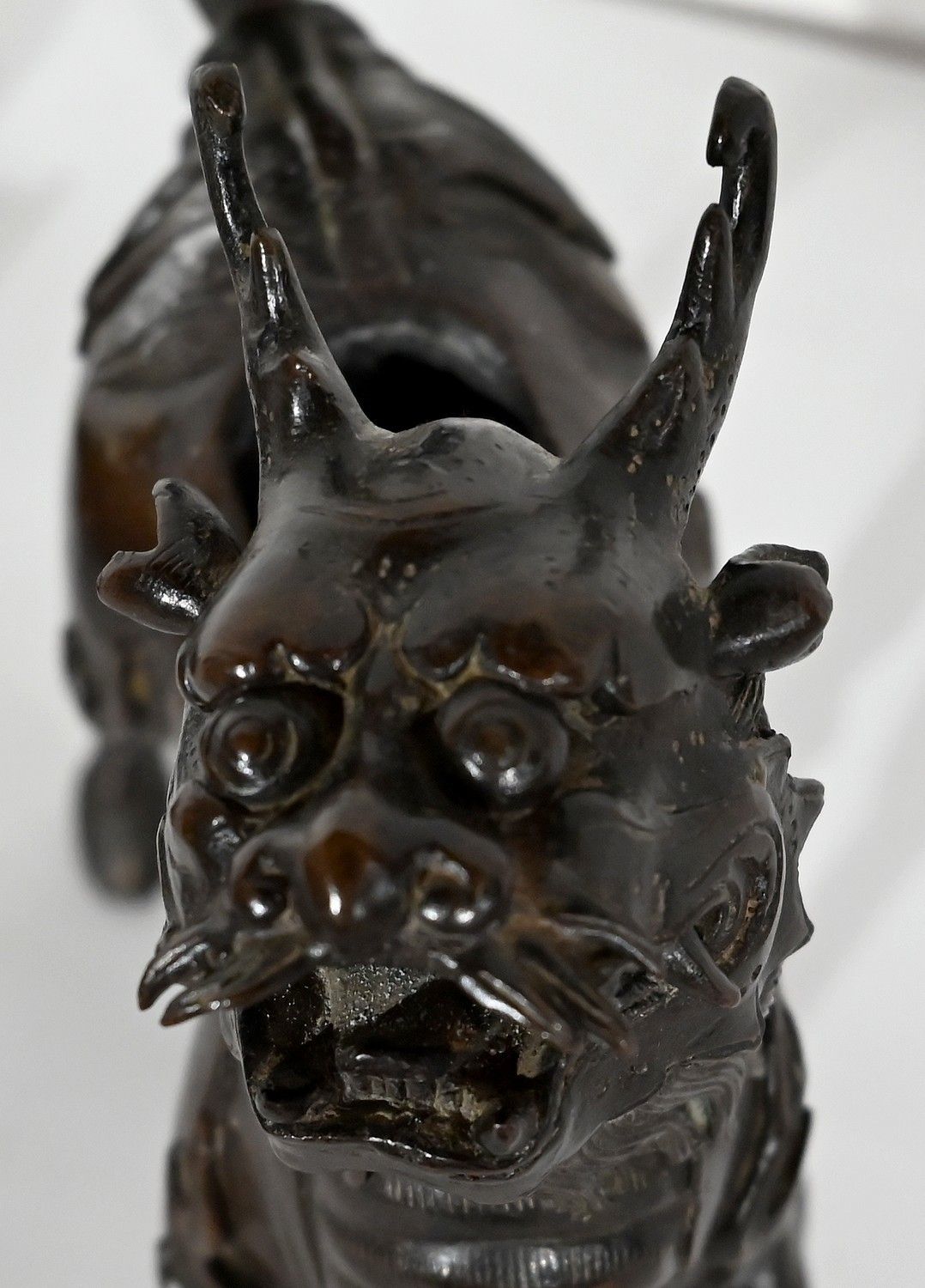 Bronze Chinese Character And Fao Dog, Asian Style   Early 20th Century photo 391.4