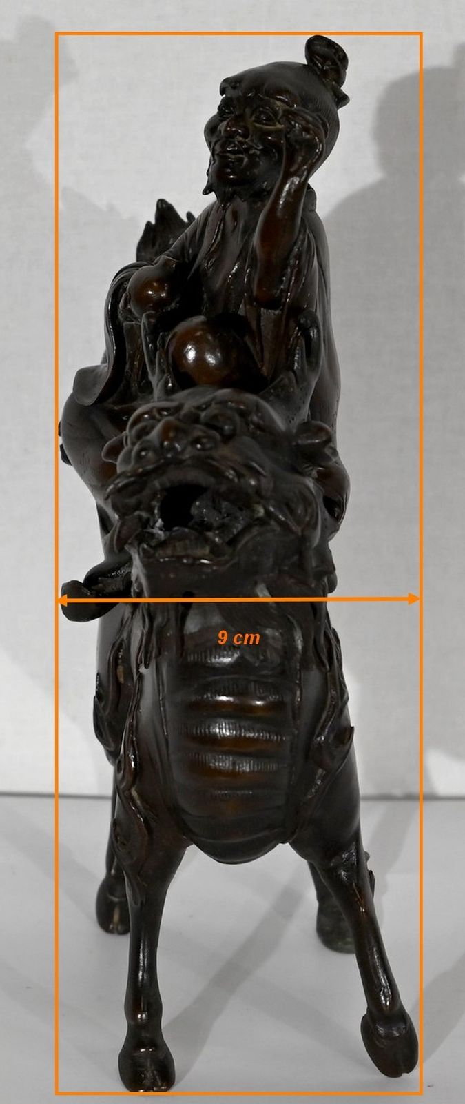 391.4 Bronze Chinese Character And Fao Dog, Asian Style   Early 20th Century photo
