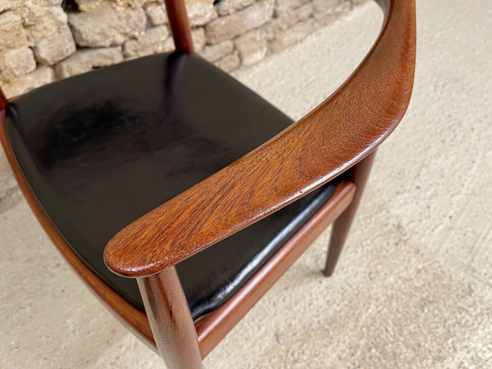 Hans J Wegner 'The Chair' Jh 503 By Johannes Hanson 1955 Desk Accent Statement Chair photo for sale