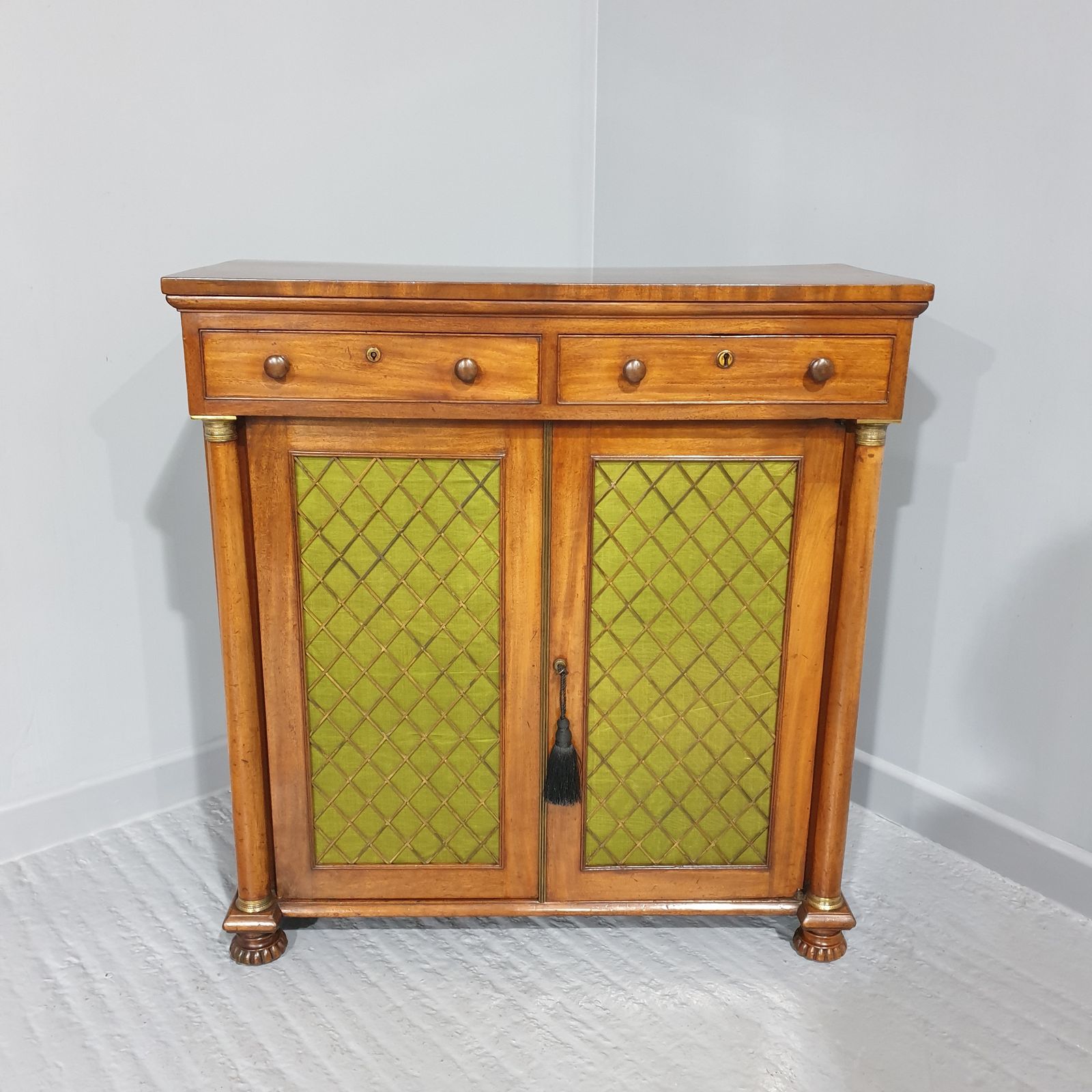 Superb Regency Mahogany Side Cabinet