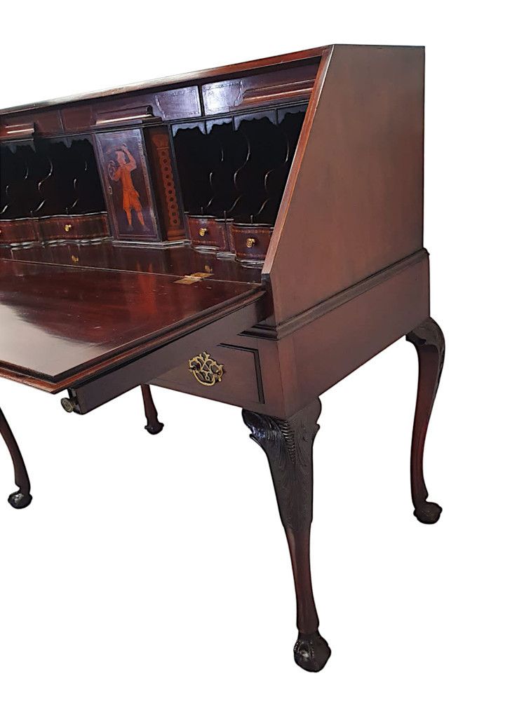 An Exceptional 19th Century Irish Fall Front Bureau By Butlers Of Dublin photo buy