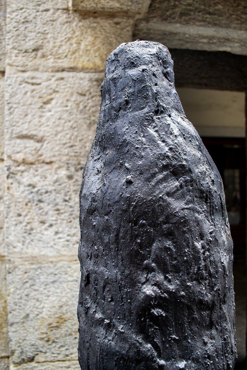 Sergio Ragalzi, Atomic Shadows Sculptures, 1985, In Ijzer En Steen, Set Van 2 photo 6576.96