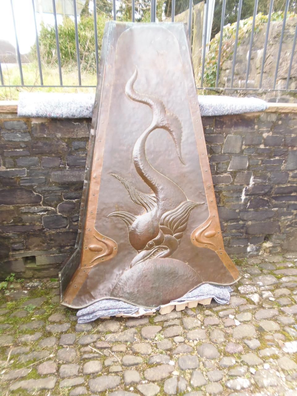 Copper Arts And Crafts  Fire Hood. .Newlyn/Pearson Style . photo buy