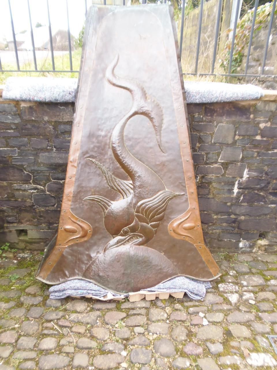 photo for sale Copper Arts And Crafts  Fire Hood. .Newlyn/Pearson Style .