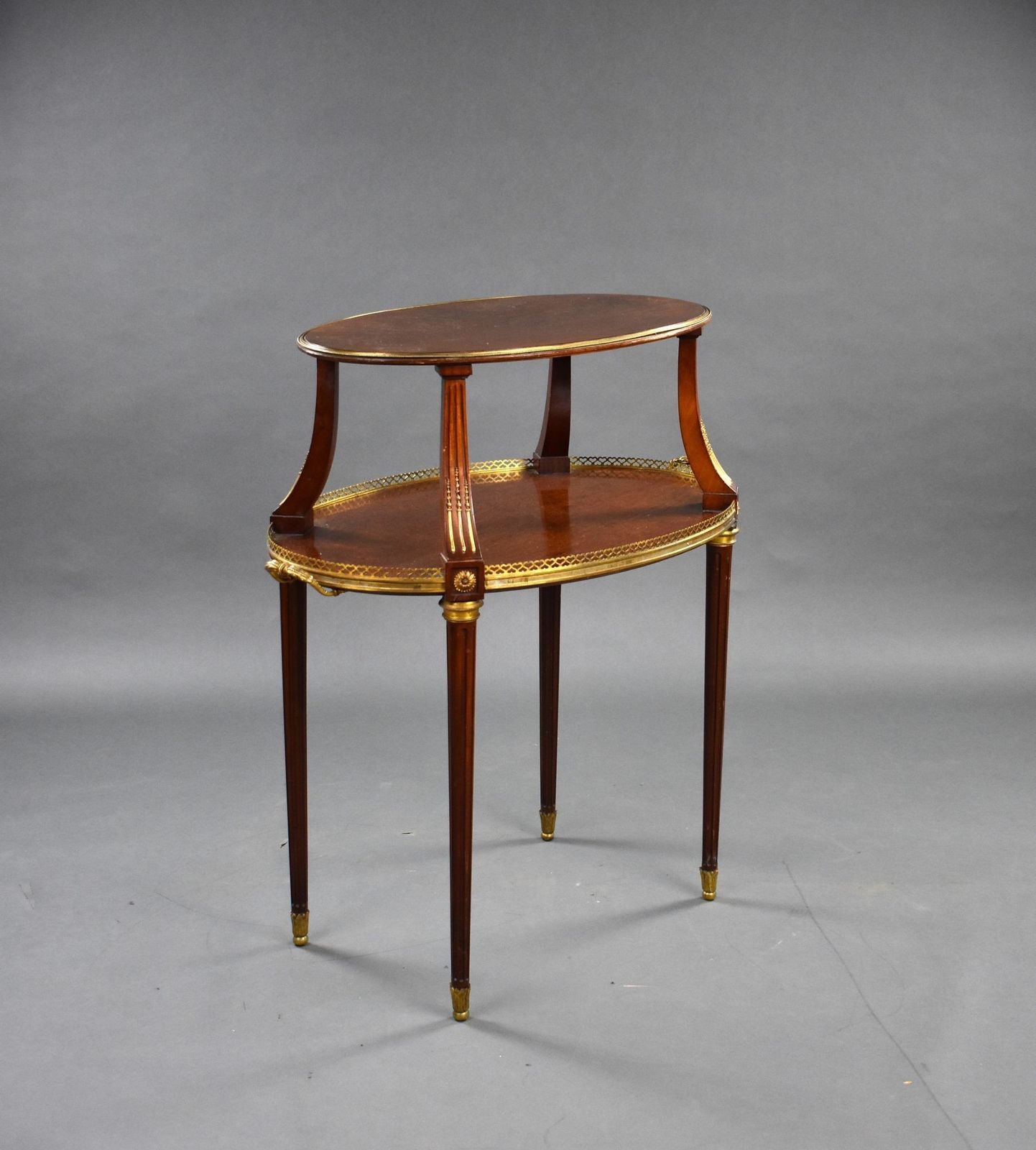 19th Century French Mahogany Etagere