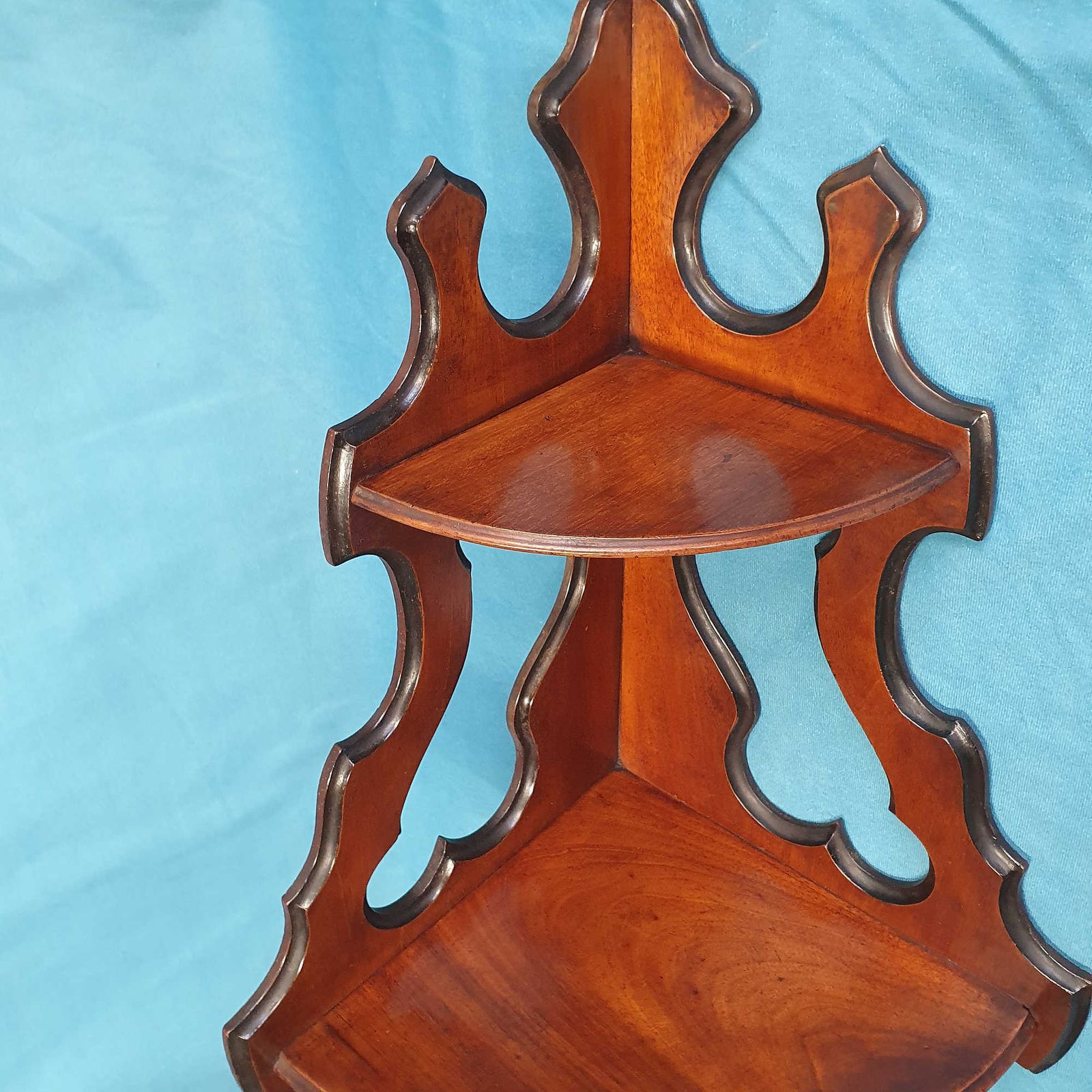 Pair Of Mid 19th Century Mahogany Wall Brackets photo 295.0