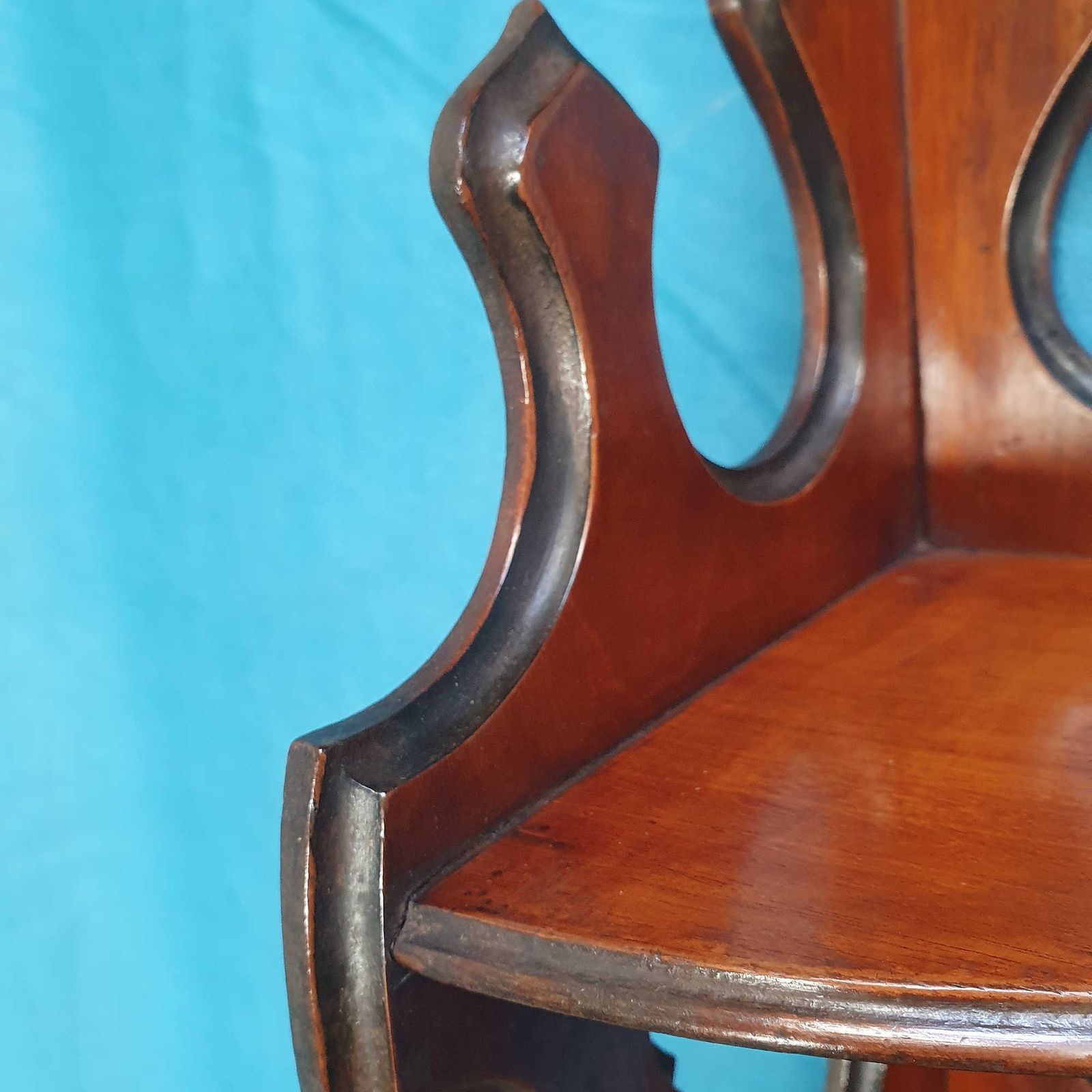 Pair Of Mid 19th Century Mahogany Wall Brackets photo vintage