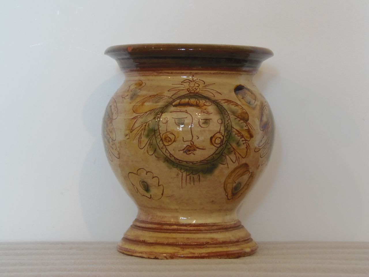 A Studio Ware Vase In The Style Of Bernard Leach photo for sale