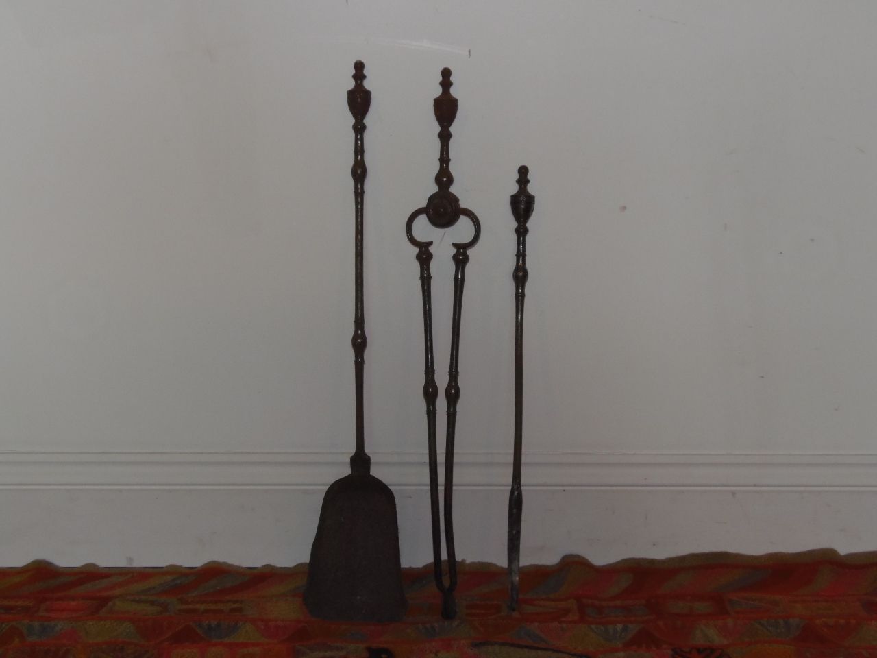 Georgian Steel Fire Irons, 18th Century And Earlier