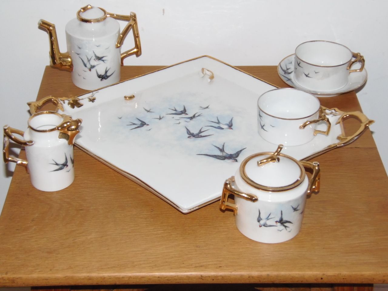 Aesthetic Movement Tea Set In The Manner Of Christopher Dresser