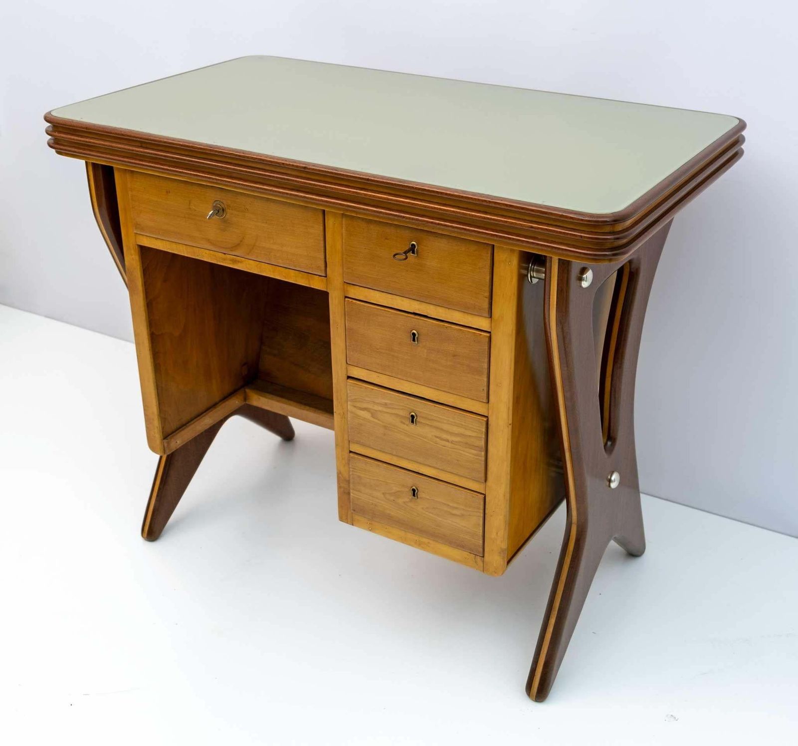Osvaldo Borsani Mid Century Modern Italian Shop Counter Cash Desk, 1950s photo Furniture