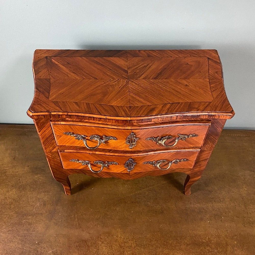 Stunning French Apprentice Chest / Jewellery Chest photo Furniture