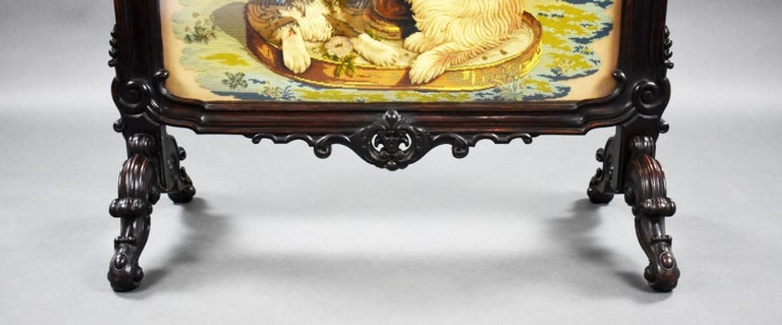 Large Victorian Screen, 1800s, Rosewood photo vinterior